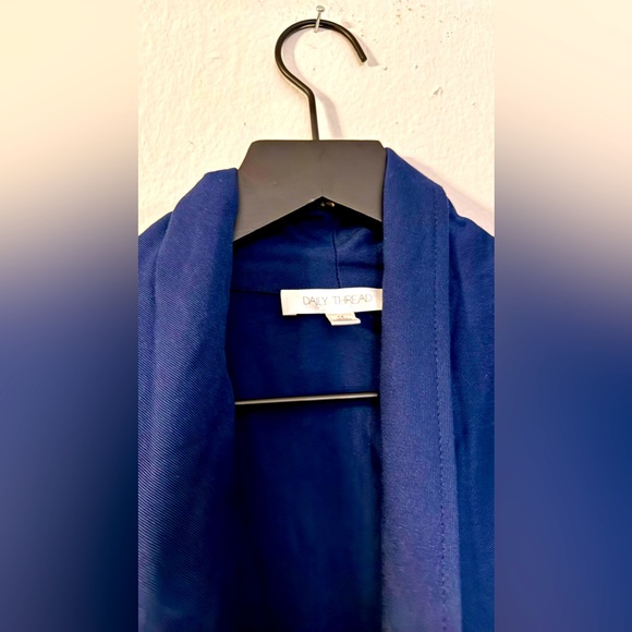 NWT Daily Thread Wrap Vest Blazer Blue Women’s 1X - Picture 3 of 4